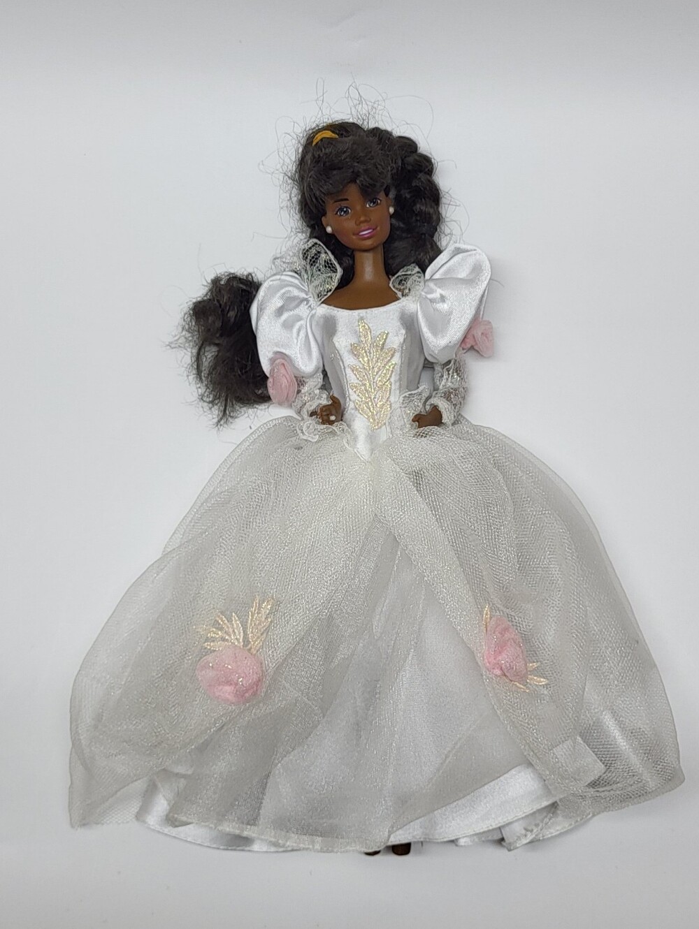 Vintage 1992 Romantic Bride Barbie Doll Black African American Mattel 11054